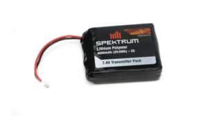 4000mAh LiPo Transmitter Battery: DX7s, DX8 (SPMB4000LPTX)