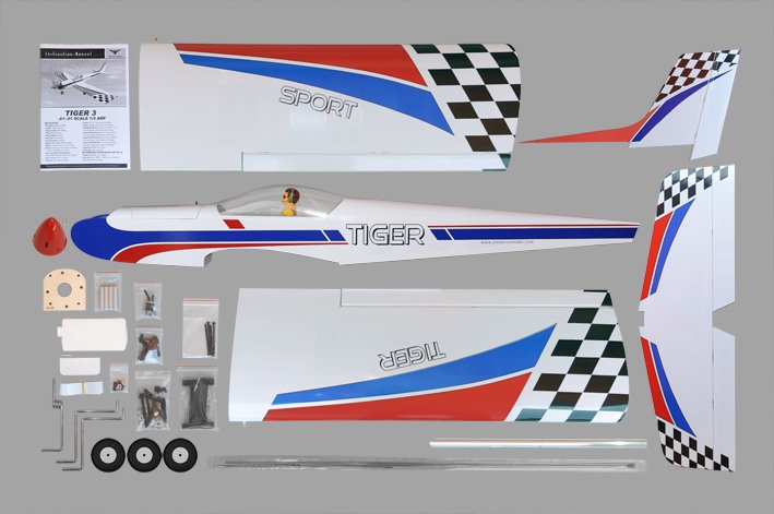 Phoenix Model Tiger 3 60 91 15cc 20cc GP/EP ARF - PH066 - Imagem 4