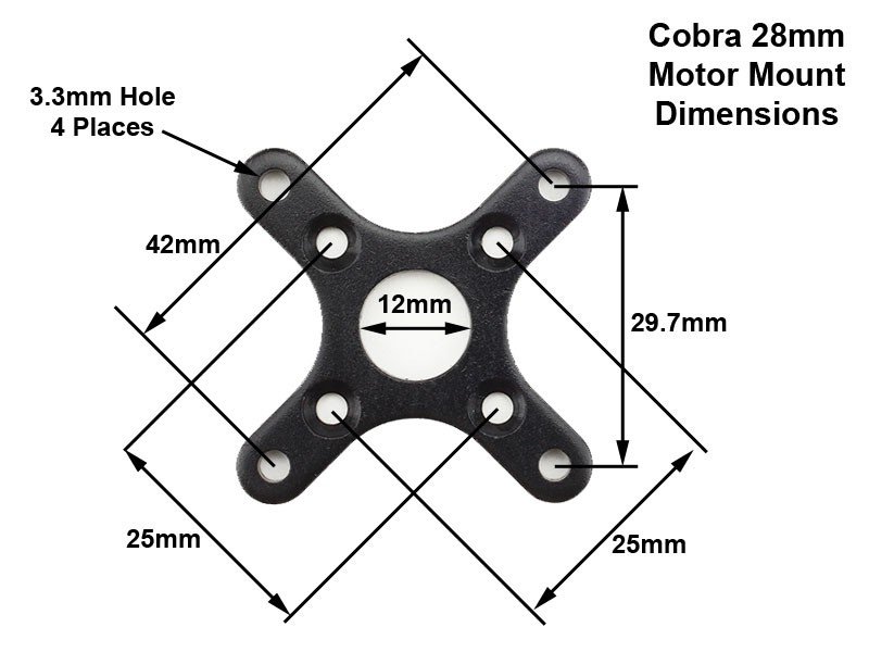 Motor Cobra 2814/20 KV 850 370W - Imagem 2