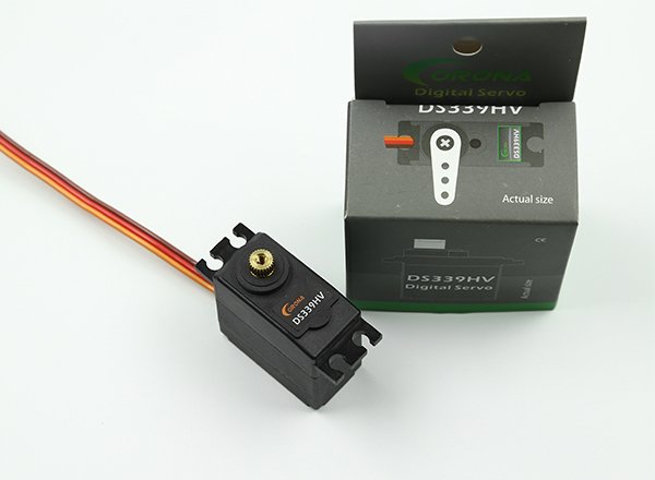 4 Servos Digital Corona DS339HV Metal Gear 5.1kg / 0.13 Sec / 32g - Imagem 2